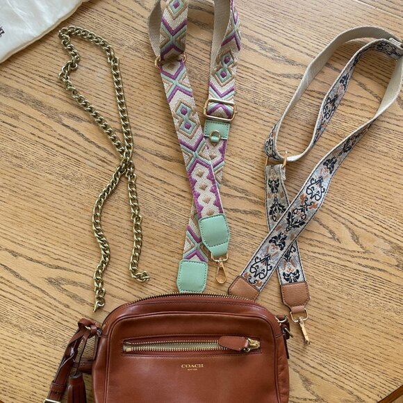 Coach Brown Leather Camera Bag - Picture 6 of 11